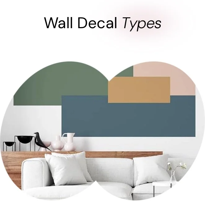 wall decal type modern abstract